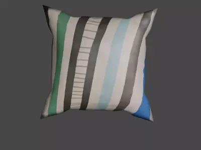 Regular Couch Pillow  Free low-poly 3D model