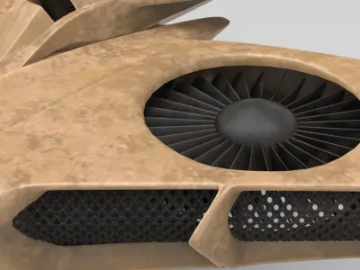 Scout Spaceship 3D model