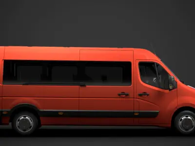 Vauxhall Movano L3H2 Minibus 2020 3D model