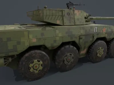 ZLT 11 new Low-poly 3D model