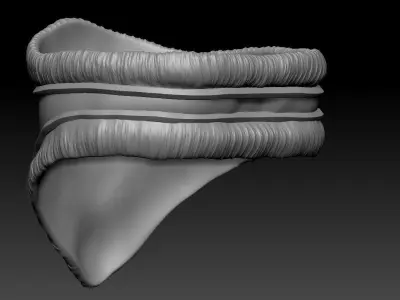 High-poly model Belt 3D model