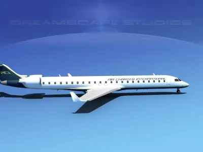 Bombardier CRJ900 Air Charter Intl 3D model