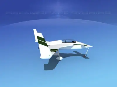 Rutan VariEze V07 3D model