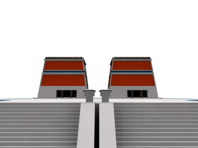 TENOCHTITLAN 3D ANCIENT CITY MAX 2010 3D model