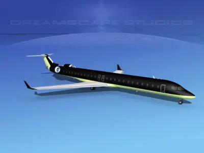 Bombardier CRJ1000 Corporate 2 3D model