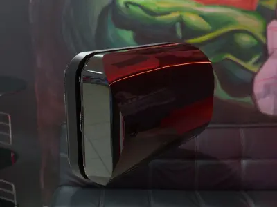 Faro Led Malibu 5 pulgadas Low-poly 3D model