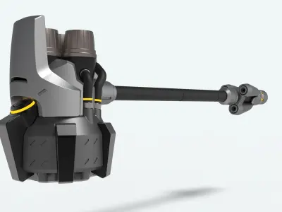 Reinhardt hammer from game Overwatch 3D model