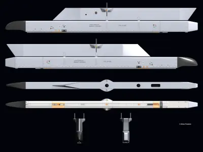 LM 3266 Pylon 3D model