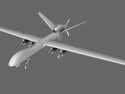 MQ-9 Reaper Drone 3D model