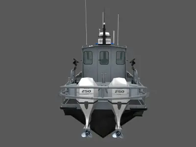 SeaArk Naval Security Low-poly 3D model