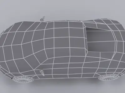 Audi R8 Low Poly Free low-poly 3D model