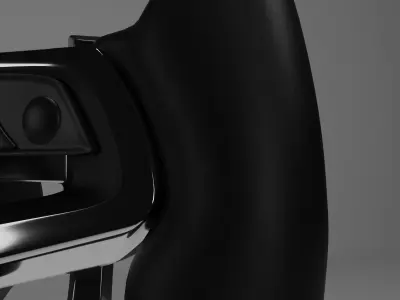 Steering Wheel Porsche 911 Turbo S By Nikdox Low-poly 3D model