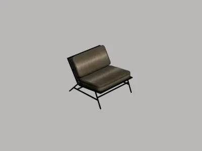 Outdoor Chair Set 3D model