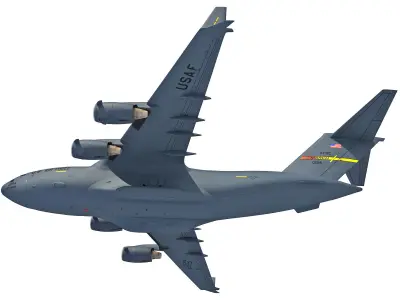 C17 Globemaster III Military Aircraft 3D model