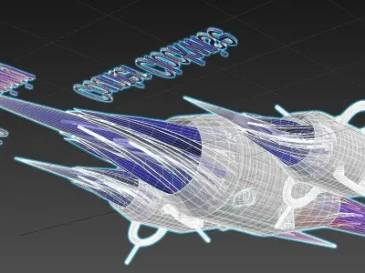 Vortex Implosion Thruster - Concept 3D model