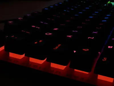 gaming pc 3d model Free low-poly 3D model