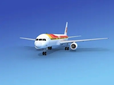 Boeing 757-200 Iberia 3D model