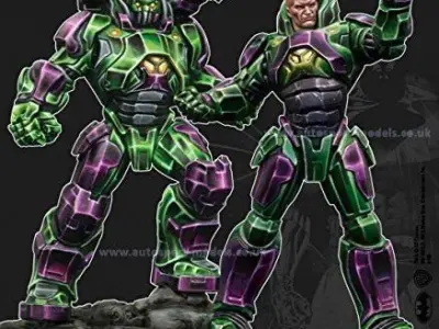Lex Luthor War machine Superman STL 3d printing colllectibles 3D print model