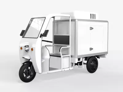 Refrigerated Tricycle 3D model