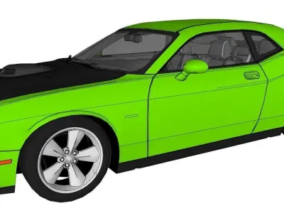 Dodge 2015 Challenger R-T 3D model