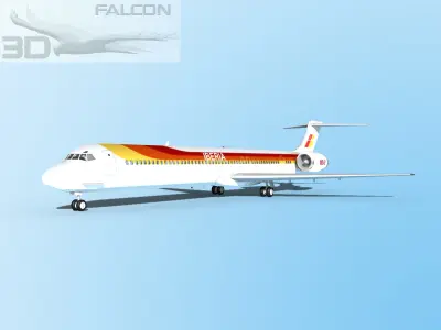 Falcon3D MD-80 Iberia 3D model