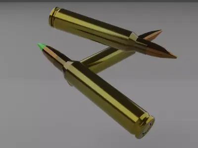 556x45 203 ammo Low-poly 3D model