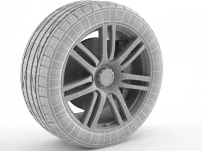 Wheel Zenvo ST1 3D model