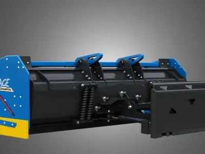 Kage SnowFire Plow System 3D model