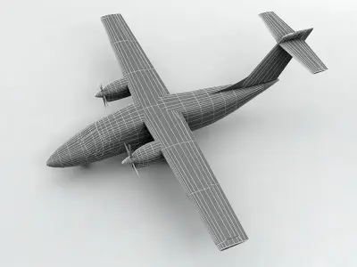  Evektor EV 55 Aircraft Low-poly 3D model