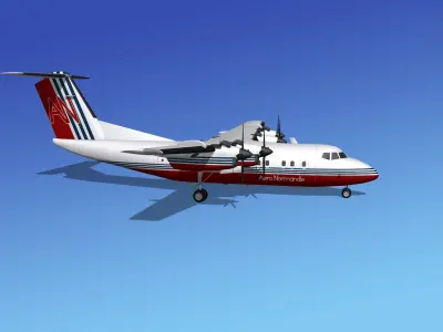 Dehavilland DHC-7 Aero Normandy 3D model