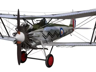 Bristol Bulldog Mk-II 3D model