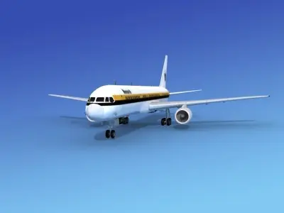 Boeing 757-200 Monarch 1 3D model