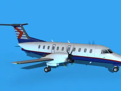 Embraer EMB120 Canadian Partner 3D model