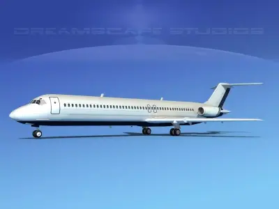 Douglas DC-9-50 Executive 5 3D model