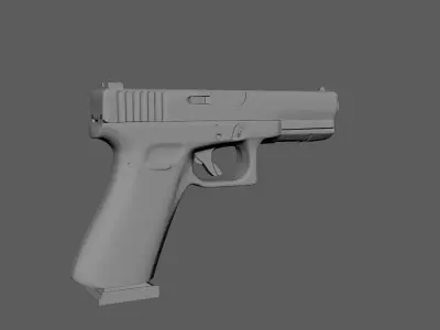 Glock 17 3D model 2