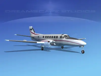Beechcraft B99 Ajax Air 3D model