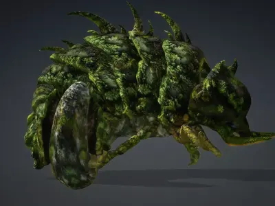 Larval-V2d 3D model