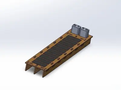 Electromagnetism Linear Motor Prototype Free 3D print model