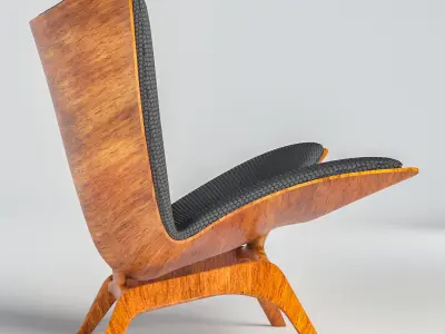 The reader armchair Free 3D model