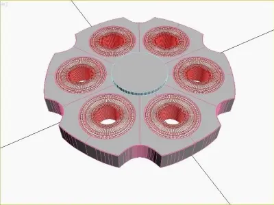 Fidget with Bearing 3D model