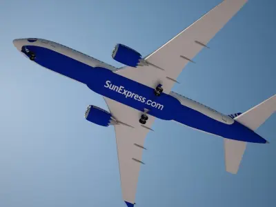 SunExpress Boeing 737 MAX 8 3D model