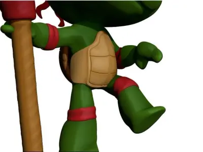 THE TEENAGE MUTANT NINJA TURTLES 3D print model