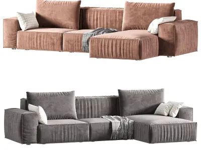 Casa chaise lounge Sofa Free 3D model