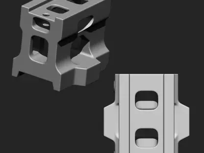 Gun Parts IMM Brush Pack 19 in One Vol 5 3D model