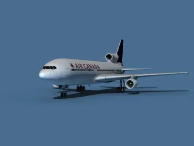 Lockheed L-1011-50 Air Canada 2 3D model