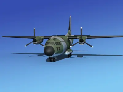 Alenia C-27A Spartan USAF 2 3D model