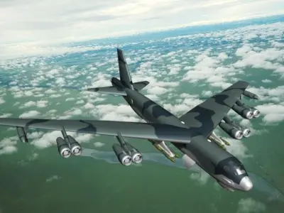 Boeing B-52G Stratofortress V02 3D model
