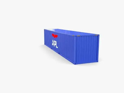 40ft Shipping Container APL 3D model