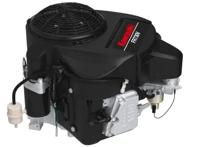 Kawasaki FR730V Four-Stroke Engine 3D model