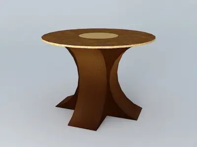 Round table 3D model